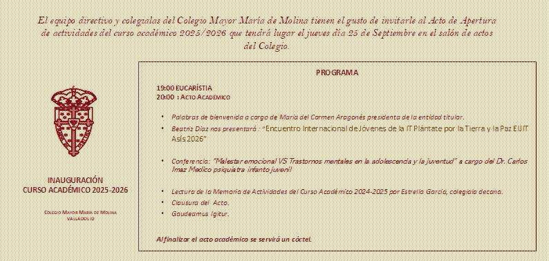 invitacion apertura 25 26
